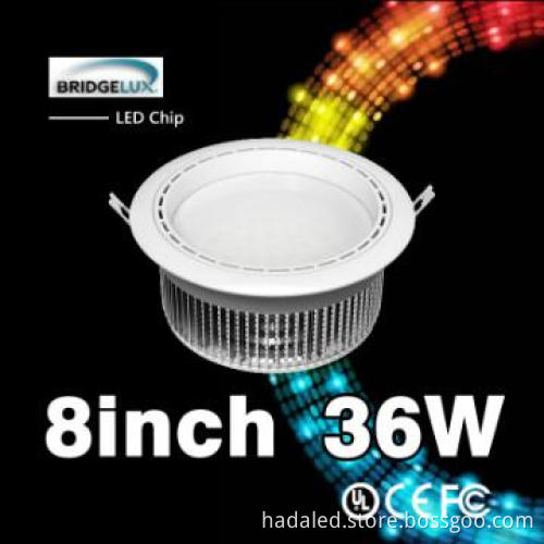 2013 NEW Bridgelux led chip 36w ceiling LED Downlight